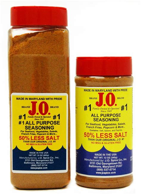 Jo spices - J.O. Spice Company is a Baltimore-based manufacturer and distributor of seafood seasonings, spices, batters, breadings and soups. It is the preferred crab seasoning for …